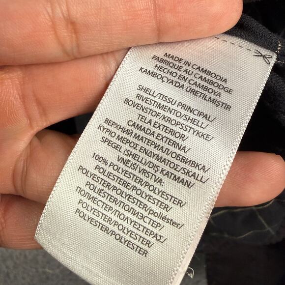 Polo Ralph Lauren Jacket Mens M Black Bi Swing Windbreaker Zip Bomber Chin Strap - Picture 4 of 9